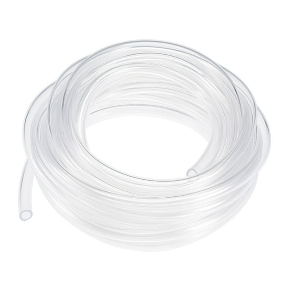 Manguera de PVC Uxcell Tubo Flexible Ligero para Agua, Tubo de Aire 7mm ID 10mm OD 6m