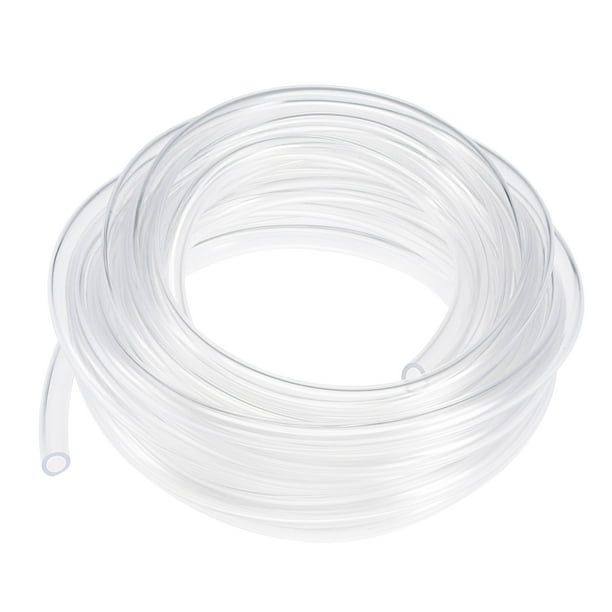 Manguera de PVC Uxcell Tubo Flexible Ligero para Agua, Tubo de Aire 7mm ID 10mm OD 6m