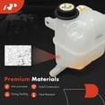 thumbnail image 5 of A-Premium Engine Coolant Overflow Recovery Reservoir Tank [with Cap] Compatible with Ford Edge 2007-2014 & Lincoln MKX 2007-2015 - Front Side, 5 of 6