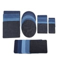 thumbnail image 4 of Durable Denim Patches 25,Pack, Fix Tears  Add Style To Clothes, Bags  Home Decor, Iron On Or Sew, 4 of 6