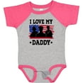 thumbnail image 3 of Inktastic Military Dad I Love My Daddy Boys or Girls Baby Bodysuit, 3 of 5