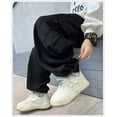 thumbnail image 4 of Tfken Pants For Boys Kids Cool Cargo Comfort Waist Fall Black Trousers Size 8-9 Years, 4 of 8