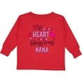 thumbnail image 3 of Inktastic My Heart Belongs to My Nana Boys or Girls Long Sleeve Toddler T-Shirt, 3 of 5