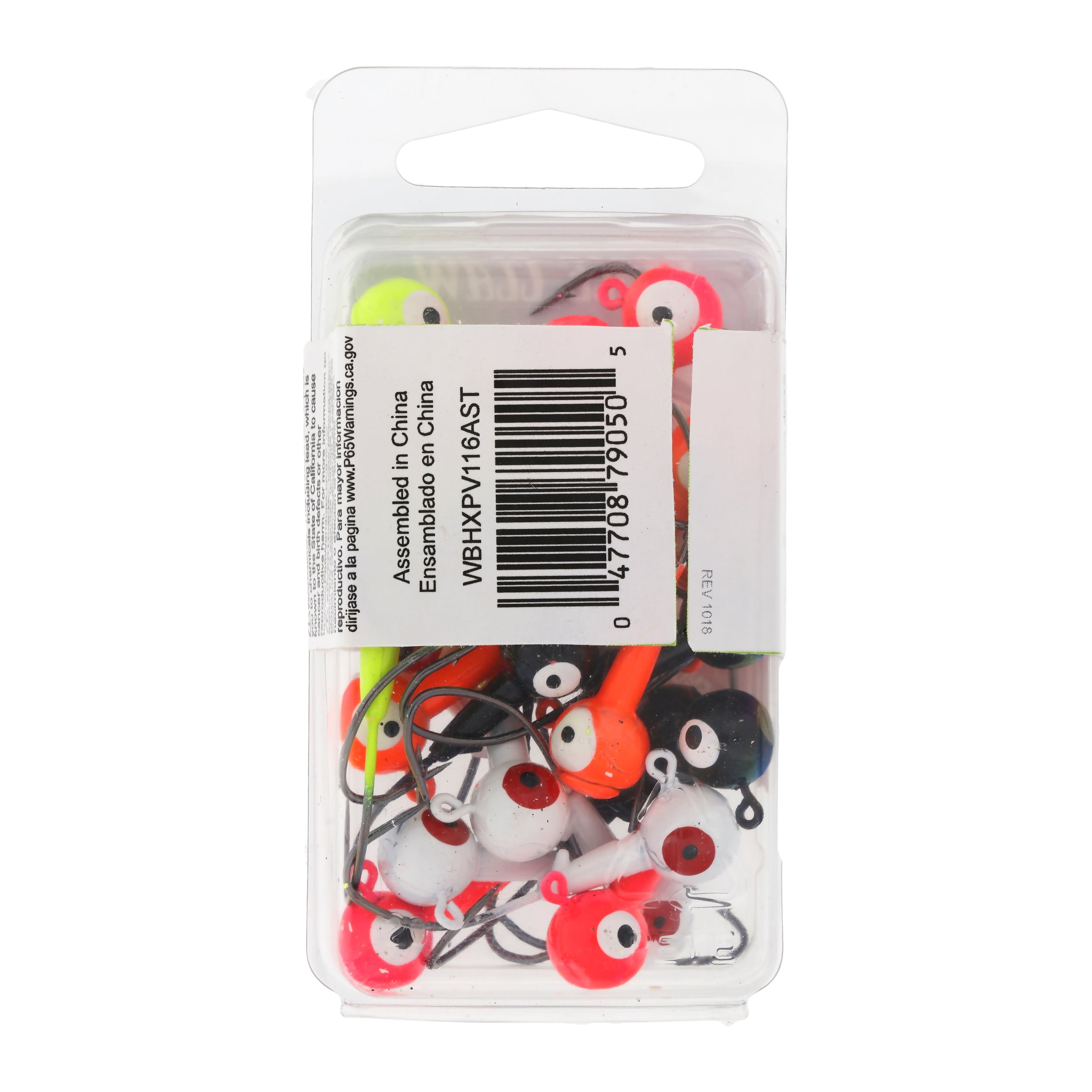 Lazer Sharp Pro-V 25 Pieces Heavy Wire Ballhead Jig Head, Size 1/16