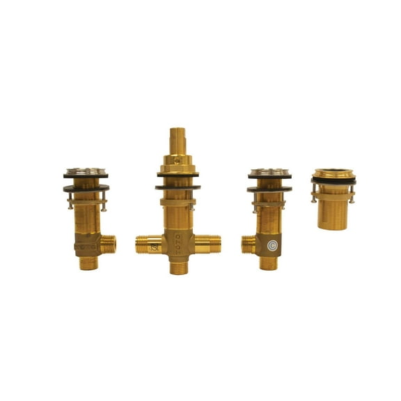 TOTO® Three-Hole Roman Tub Filler Rough-In Valve, Polished Chrome - TBN02203U#CP