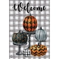 thumbnail image 3 of Briarwood Lane Pattern Painted Pumpkins Burlap Garden Flag, 3 of 4