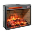 thumbnail image 6 of 23 inch infrared quartz heater fireplace insert -woodlog version with brick, 6 of 11