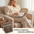 thumbnail image 3 of ZUXONGSY Leather Cross Print Bible Cover for Women Quilted Bible Holder God Is Within Her Journal Case with Handle Christian Gift for ChuZU, 3 of 7