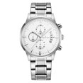 thumbnail image 1 of Reloj de hombre de moda deportivo resistente al agua reloj analógico de cuarzo de acero inoxidable, 1 of 6