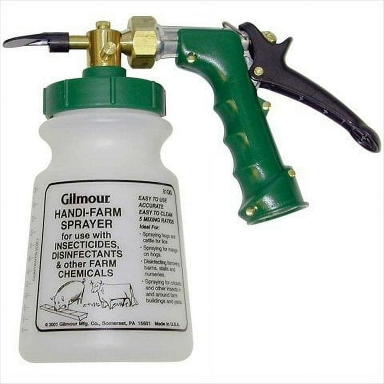 Gilmour Handi Farm Liquid Sprayer Lawn 32oz Greenhouse Farm