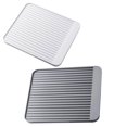 thumbnail image 2 of Kitchen Draining Board Multifunctional Dish Drainer Healthy Dish Draining Mat Kitchen Drip Tray Cutlery Drying Pad Drying Rack Panel for Spoon Cup Dish Cutlery, 2 of 8