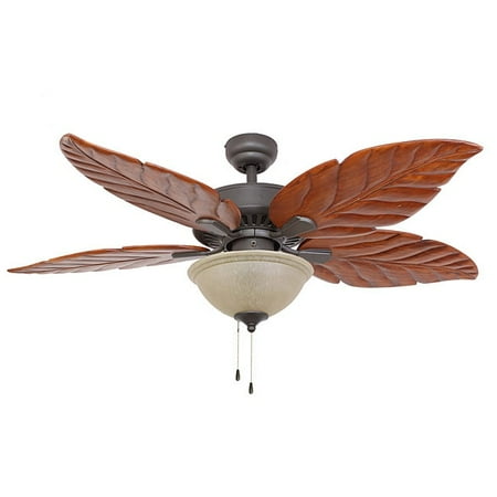 ecosure aruba 52-inch tropical bronze ceiling fan with hand-carved ecosure aruba 52-inch tropical bronze ceiling fan with hand-carved