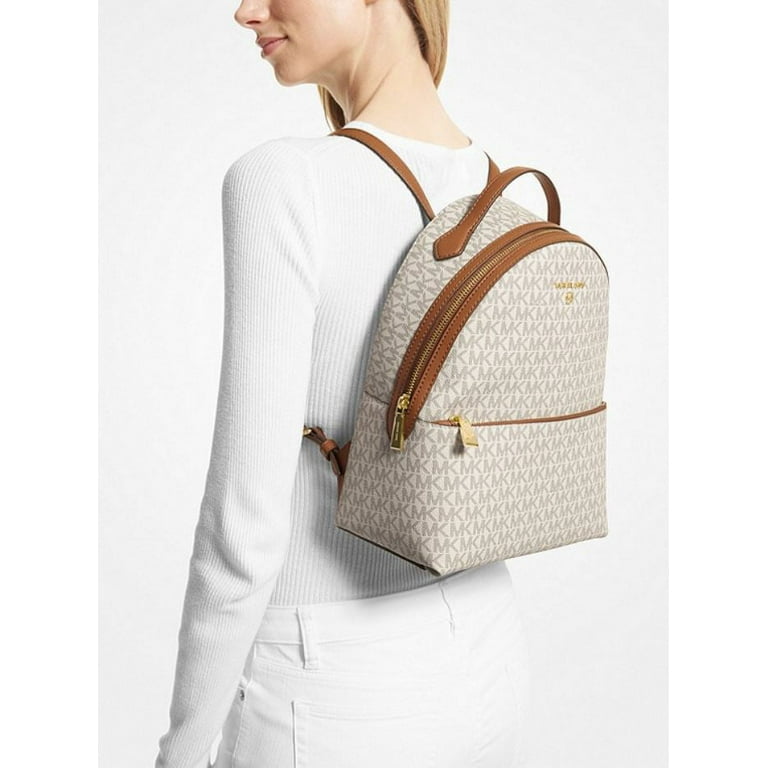 Michael kors vanilla backpack hotsell