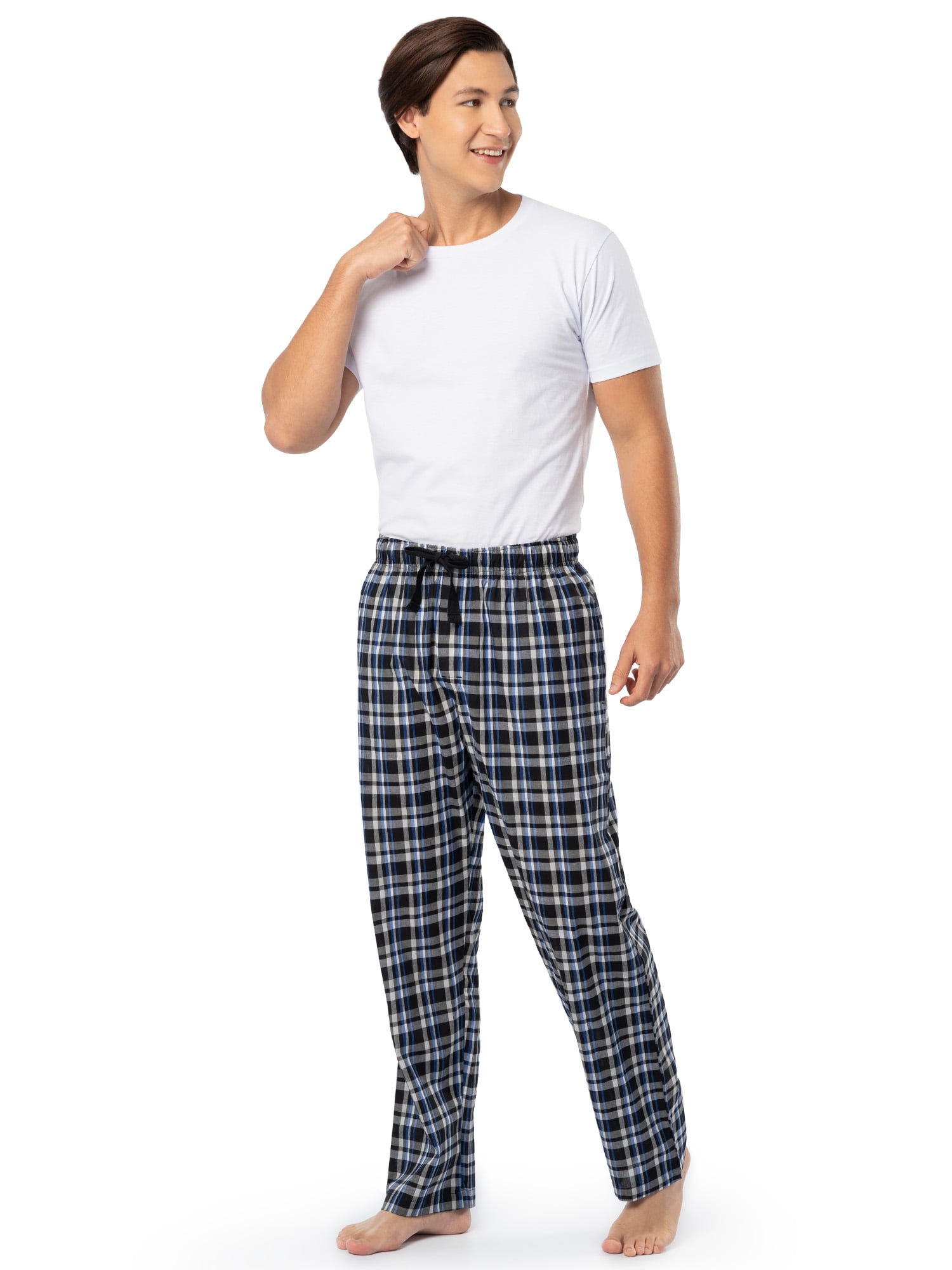 Fruit of the Loom Men's and Big Men's Soft Brushed Woven Sleep Pant, Sizes S-6XL & LT-3XLT