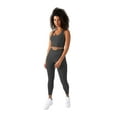 thumbnail image 2 of YITTY Active Women's UltraLuxe Built-in Bra Tank Top, Athleisure, 4-Way-Stretch, Onyx, L, 2 of 7