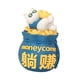 thumbnail image 4 of Figura de gato, estatua de la cornucopia, decoración Feng Shui, artesanía, adorno de escritorio Azul, 4 of 9
