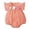 A-Pink69, variant on Summer Baby Girls Bodysuit Romper Flutter Sleeve Floral Newborn Onesie 0-12M