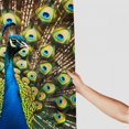 thumbnail image 3 of Orinice Peacock Feathers Bathroom Decor Set - Colorful Luxurious Graphic Print Polyester Fabric Shower Curtain with Hooks 69x72, 3 of 7