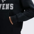 thumbnail image 6 of Fanatics Black Baltimore Ravens IconicFleece Flocked Hoodie, 6 of 7