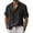 #Black, variant on DPTALR Men's Casual Linen Blend Henley Neck Short Sleeve Shirt,Army Green,Big Men's,Tall Men's L,Young Men's Shirts