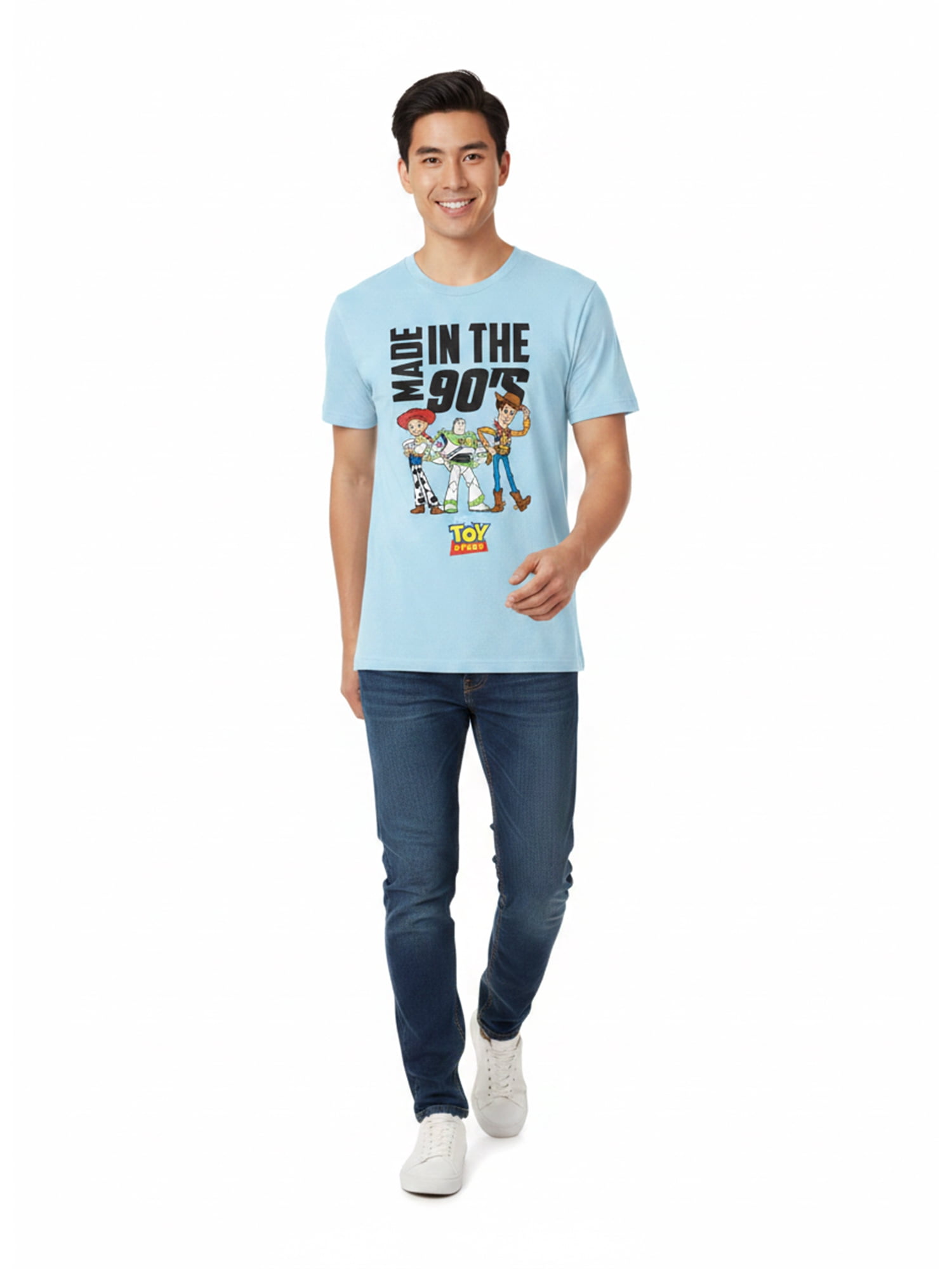 Toy Story, Men's & Big Men's Graphic Tee, Made in the 90s, Sizes S-3XL