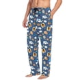 thumbnail image 2 of FORMRS Mens Pajama Pants with Pockets Cotton Sleepwear Lounge Bottoms Sizes S-2XL, Cartoon Mail Truck Pattern, 2 of 7