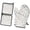 Pioneer Flower Floral-1, variant on Pioneer Flower Floral Print Pattern 2-Pack Oven Mitts Set, Heat Resistant Kitchen Gloves, 7.7" X 12"