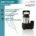 thumbnail image 6 of Half Off Ponds Pond Pulse Submersible Pond Pump, 5500 GPH Hybrid Drive, 30 ft Cord, 6 of 7
