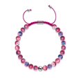 thumbnail image 2 of Picasso Bracelet Macramé en Porcelaine / Violet Canneberge, 2 of 7