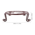 thumbnail image 2 of AURARMLET Soporte Metálico Para Macetas Color Marrón Ideal Para Interior Y Exterior, 2 of 8