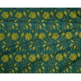 thumbnail image 4 of oneOone Polyester Lycra Fabric Leaves & Floral Block Printed Craft Fabric BTY 56 Inch Wide, 4 of 4