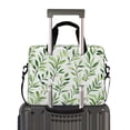 thumbnail image 2 of FORMRS 16" Laptop Bag Carrying Sleeve Case with Handle Travel Shoulder Briefcase, Green Leafy Pattern, 2 of 8