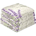 thumbnail image 4 of Coolnut Beautiful Lavender Kitchen Dish Towel Set of 4, Super Soft Absorbent Cleaning Cloth, Reusable Quick Drying Kitchen Towel for Home, Kitchen Washcloth Gift, 4 of 7