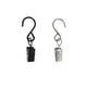 thumbnail image 4 of Ganchos para cortina de ducha Cateissary 50 piezas Plata, 4 of 6
