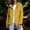 Yellow, variant on Rain Jacket for Women Waterproof Outdoor Active Lightweight Jacket Long Sleeve Hooded Rain Coat with Pockets Yellow