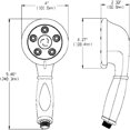 thumbnail image 3 of Speakman VS-3011-E2 Chelsea Anystream Multi-Function Handheld Shower Head, 2.0 GPM, Polished Chrome, 3 of 3