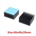 thumbnail image 3 of 30 Piezas 40X40X20Mm Disipador de de Aluminio Radiador Enfriador para Chip ElectróNico LED con Conductor TéRmico de Doble Cara, 3 of 5