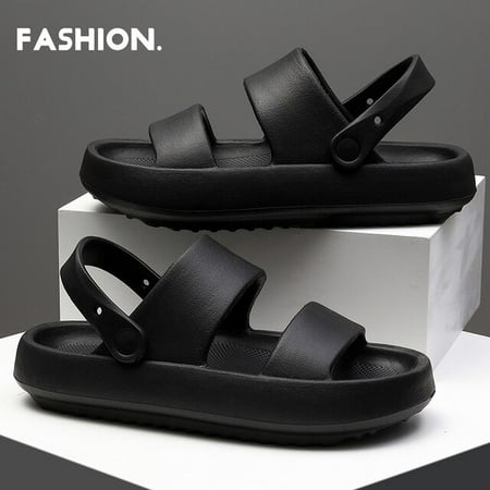 

2022 Summer Men Fashion Printing Outdoor Non-Slip Rubber Slippers EVA Indoor Soft Sole Couple Graffiti Sandals Male Beach Shoe