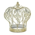 thumbnail image 2 of Wedding Party Celebration White Crown Metal Table Decor, 2 of 4