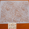 thumbnail image 2 of Reusable PET Sashiko Stencils for Embroidery, Coaster Decor, and Fabric Crafts, 2 of 5