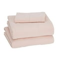 thumbnail image 1 of ZMLEVE Cotton Jersey Bed Sheet Set - Twin XL, Blush, 1 of 5