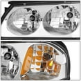 thumbnail image 4 of DNA MOTORING HL-OH-CI00-CH-AM Chrome Amber Headlights Compatible with 00-05 Impala, 4 of 4