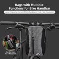 thumbnail image 3 of Bolsa para bicicleta, bolsa para manillar de bicicleta de montaña, diseño multifuncional, mochila convertible, 3 of 8