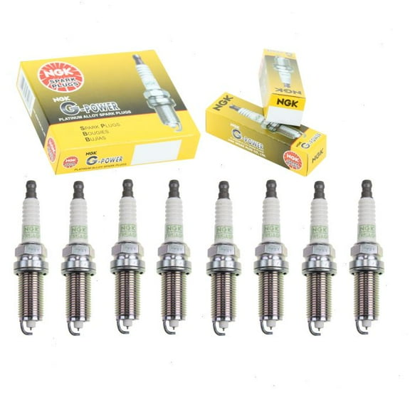 8 pc NGK G-Power Spark Plugs compatible with Dodge Durango 4.7L V8 2008-2009