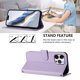 thumbnail image 4 of Funda Cartera GANGXUN para iPhone 14 Pro Max – Cierre Magnético, Protección RFID, Correa Desmontable, Compatible con Carga Inalámbrica, 4 of 6
