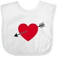 thumbnail image 3 of Inktastic Valentines Day Heart Arrow Boys or Girls Baby Bib, 3 of 4