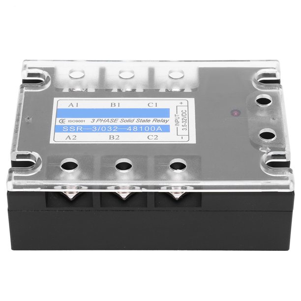 Relé De Estado Sólido, Entrada Eléctrica Relé De Estado Sólido Trifásico CC-CA, Suministros Industriales Para Automatización Industrial Controlador De Temperatura De Proceso