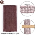 thumbnail image 2 of Cinta de malla con purpurina roja oscura de 4,4 cm x 12,5 yardas, cinta brillante de poliéster con borde de alambre para coronas, árboles de Navidad, guirnaldas, envoltura de regalos y manualidades., 2 of 6