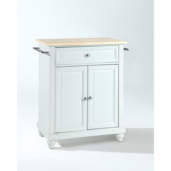 Crosley Furniture Cambridge Wood Top Portable Kitchen Island/Cart