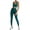 Army Green, variant on Womens Seamless Tummy Control Sports Fitness Running High Waist Vest Yoga Long Pants Two Piece Active Sets